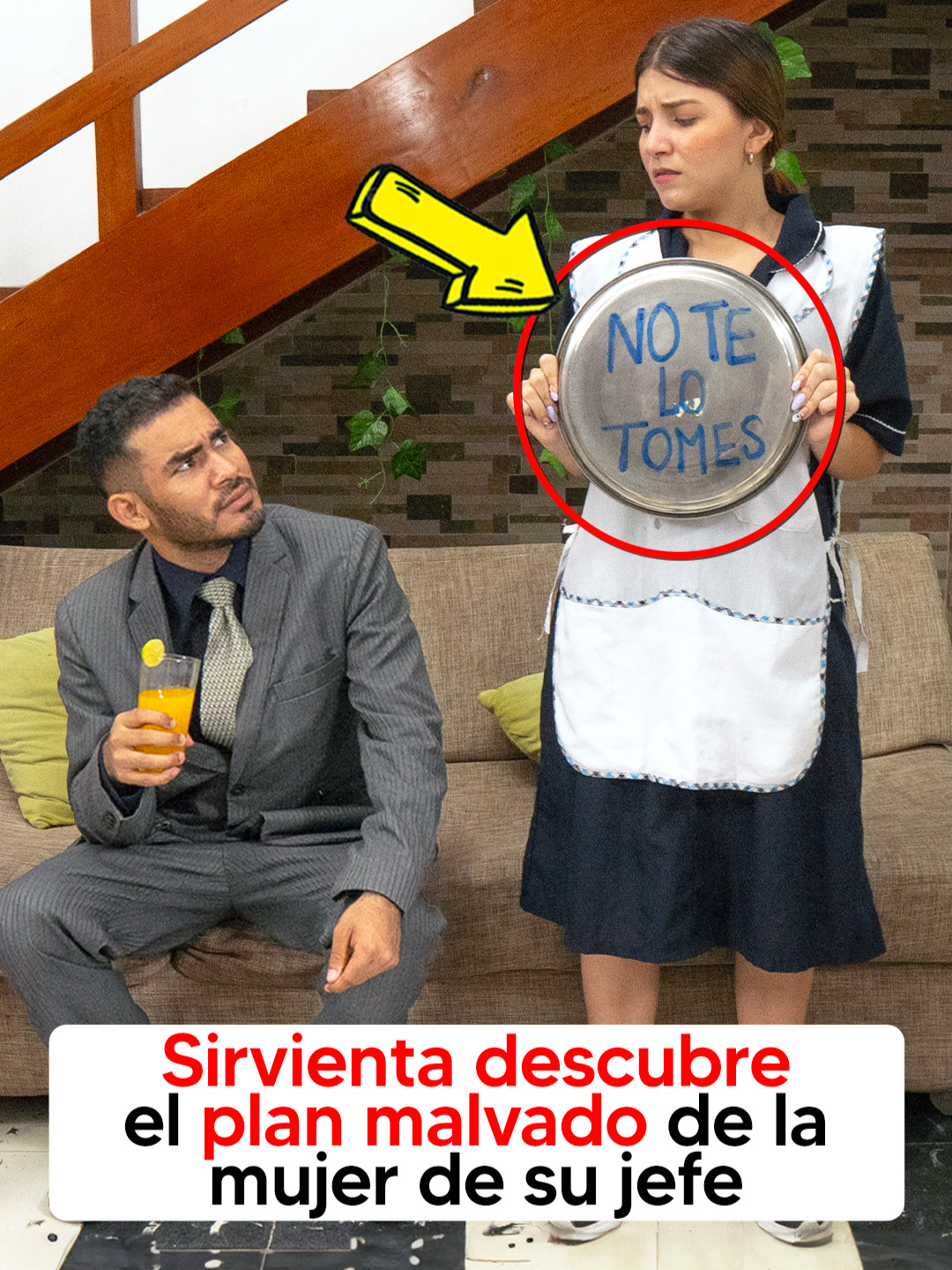 Sirvienta descubre el plan malvado de la mujer de su jefe - Parte 1 #reflexiones #sirvienta #domestica #plan #planmalvado#mujer #jefe#mundodemillonarios #leccionesdevida #reflexionesdevida #fyp  #reflexionesdelavida #reflexionescristianas #historiasdetiktok #sketch #leccion #reflexionespositivas