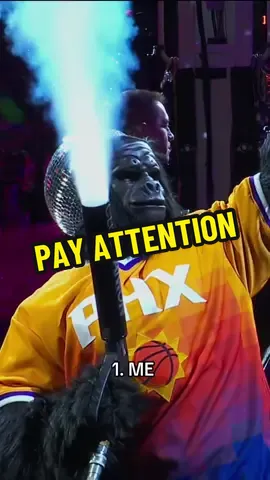 ME 🦍👀 #payattention #attentionseeker #TheGorilla #NBA #basketball #phoenixsuns #Go #mascot #sportstiktok 