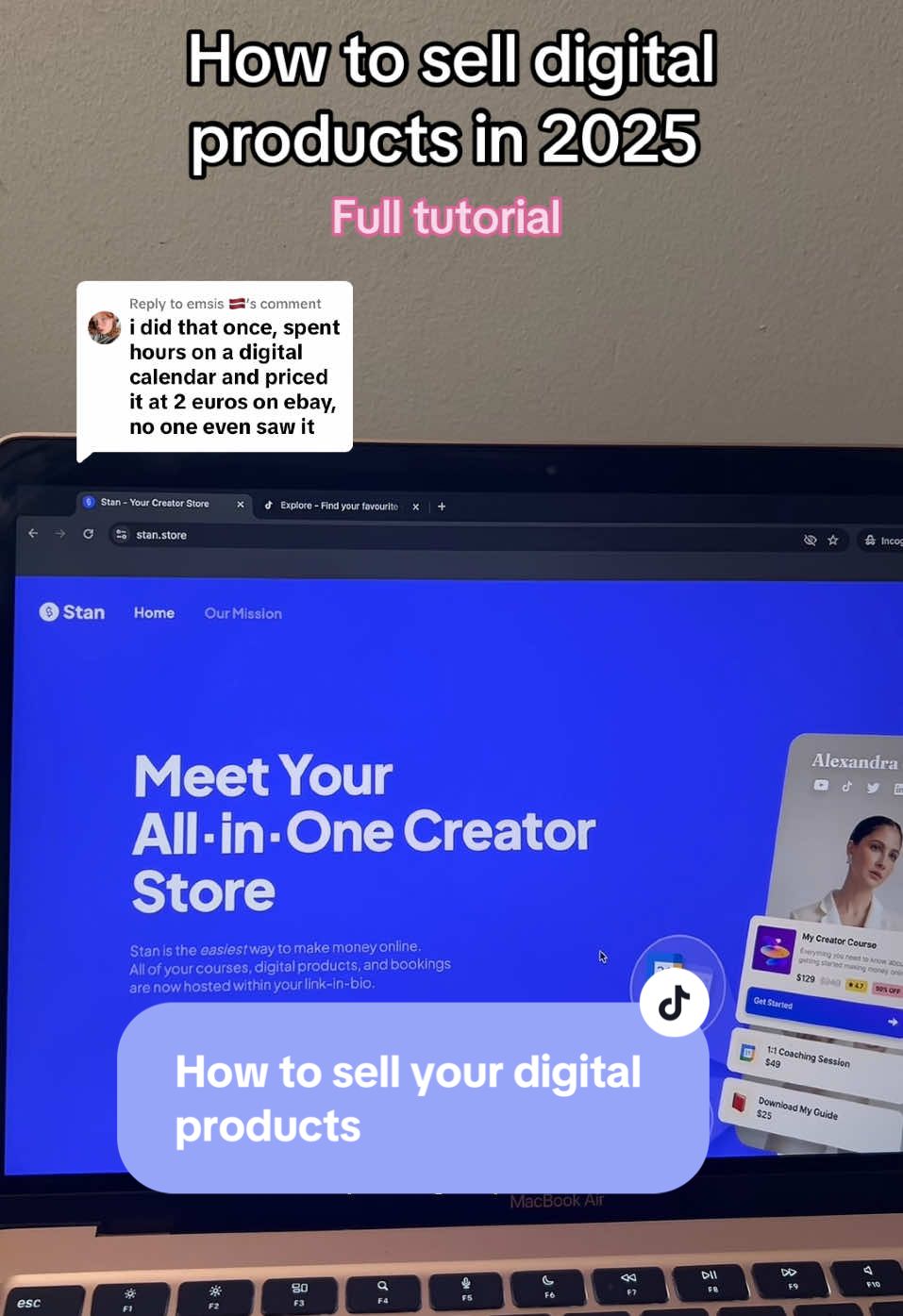 Replying to @emsis 🇱🇻 The Stan  Store is one of the best platforms to sell your digital products—but let’s keep it real, you need more than just a digital store to succeed. 💡✨ Here’s the secret strategy : 1️⃣ Build a community: Find your niche and create meaningful connections. Your audience isn’t just buyers—they’re your people!  2️⃣ Solve a problem: What challenges does your audience face? Be the answer they’ve been searching for. What are the pain points  3️⃣ Offer solutions: Create products that genuinely help and transform lives.  4️⃣ Give free value: Show them you’re here to help, not just sell. Educate, inspire, and entertain before asking for the sale.   Feel free to schedule a 1-1 call if you need personalized help in building your digital business. #creatorsearchinsights #digitalbusiness #contentcreation #digitalmarketing #digitalmarketingtips #smallbusinesstips #businesstips #businessadvice  #smallbusinessmentor