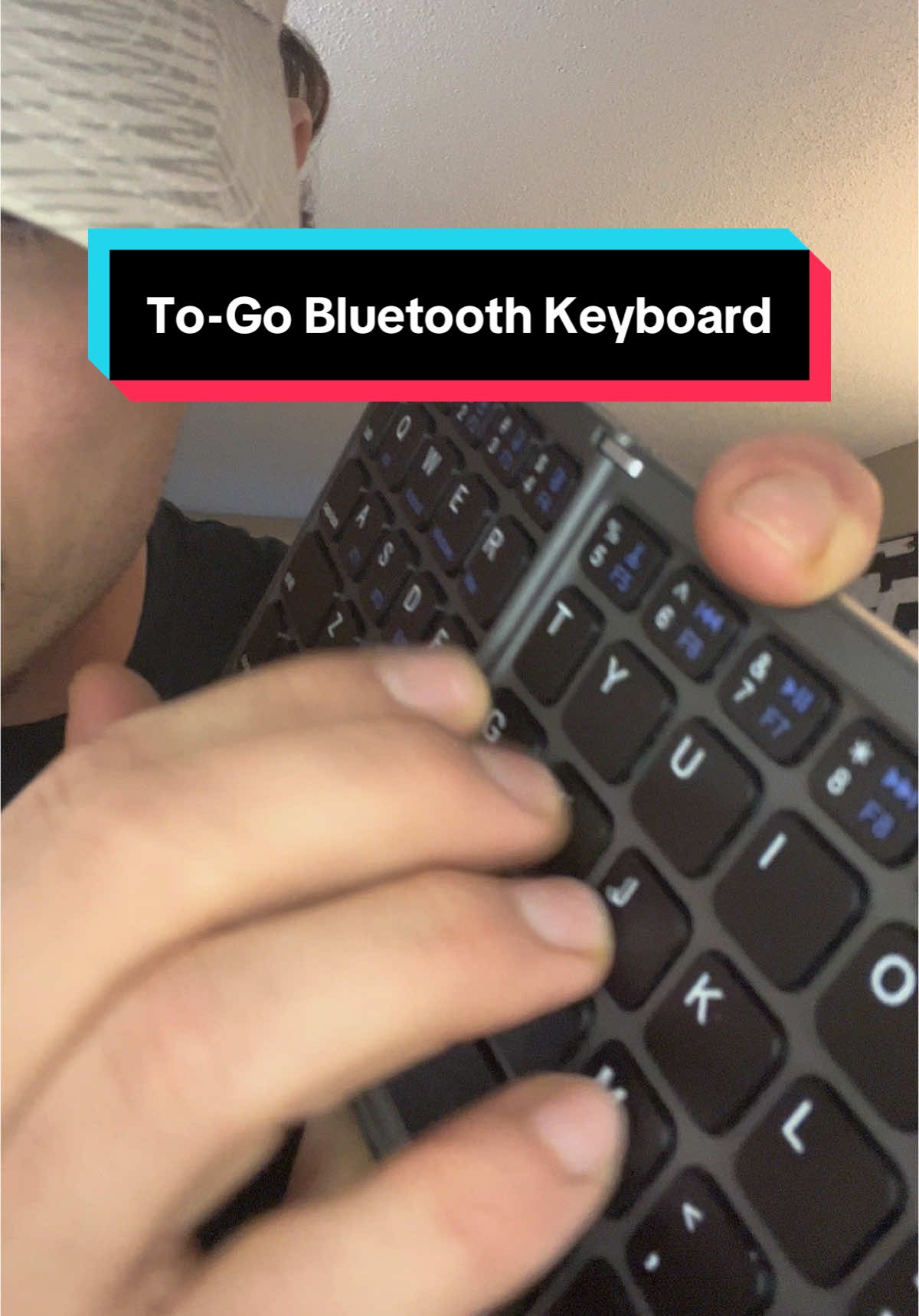 I got speedy thumbs but this is just so much faster. #workaholic #bluetoothkeyboard #togokeyboard #keyboardasmr #keyboardandmouse #touchpad #TikTokShopHaul #tiktokshopfinds 