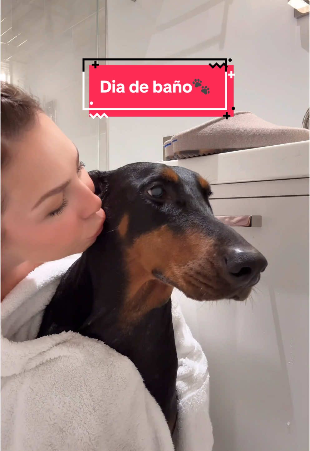 Primer baño del año! 🐾🧀🧼