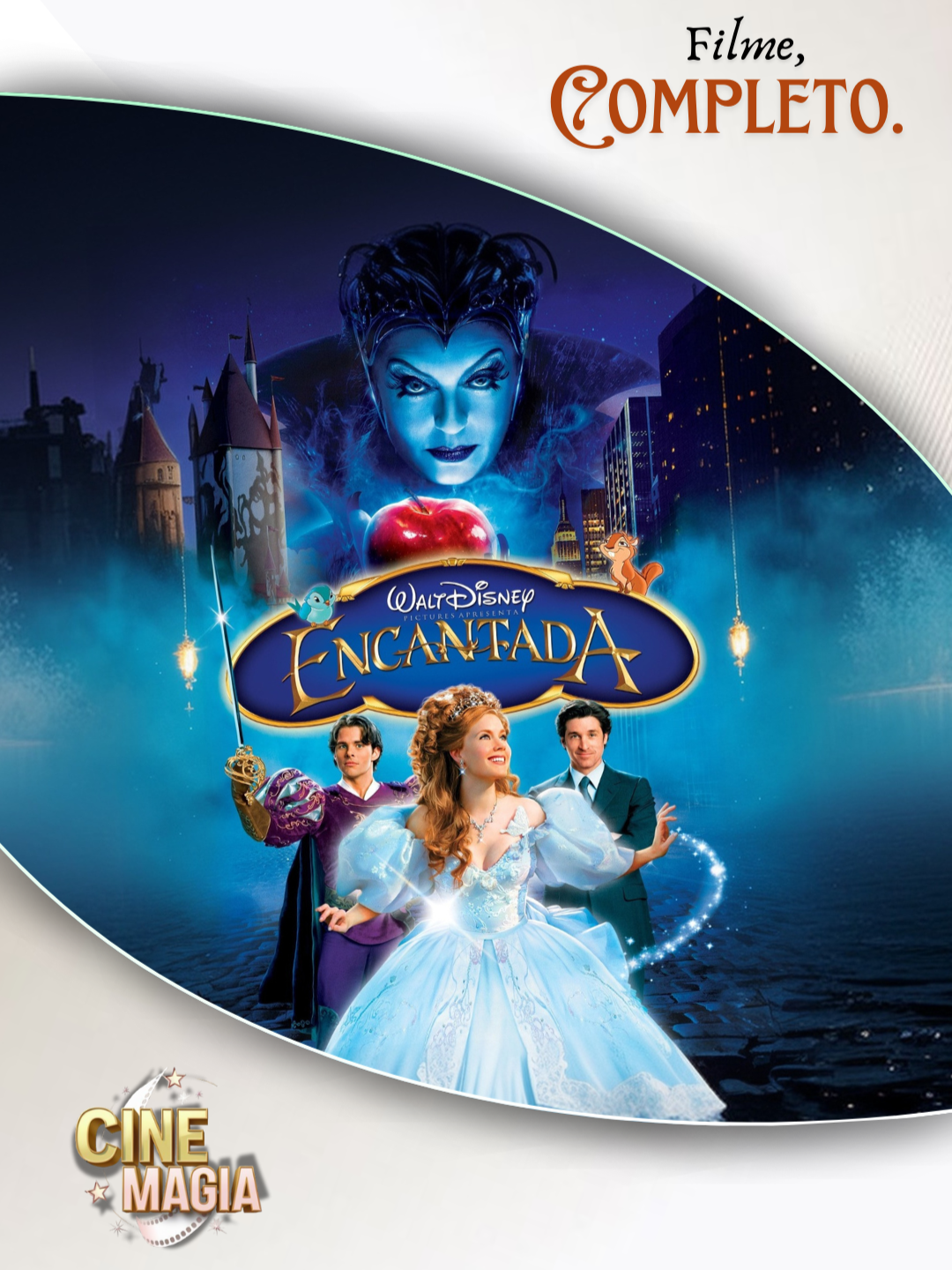 FILME COMPLETO | Encantada (2007) Sinopse: A princesa Giselle é banida de seu reino pela madrasta malvada de seu amado. Ela é então transportada para o mundo real, onde conhece um advogado e se apaixona por ele. #filme #completo #filmecompleto #fyppp #vaiprofy #vaiprafy #movie #1hora #encantadadisney #encantada