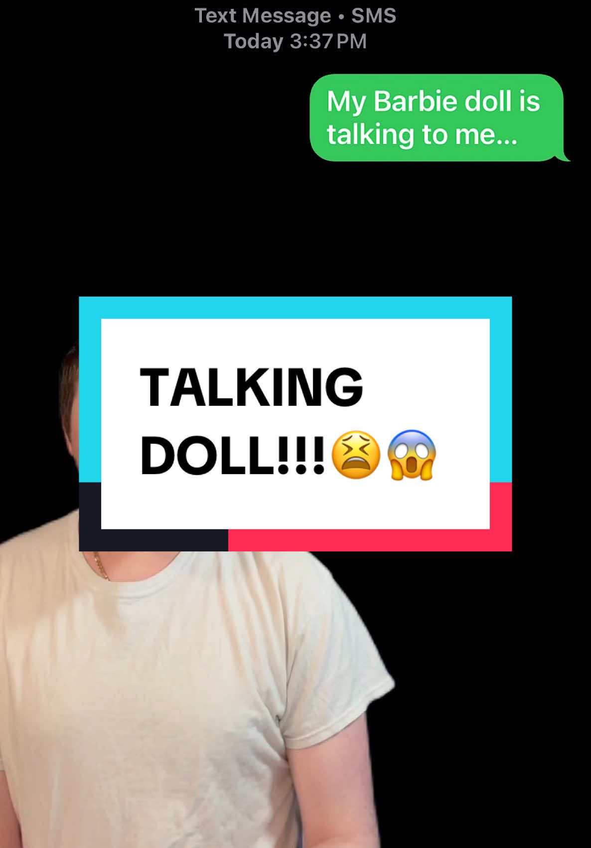 Texting Random Numbers!📱😂: TALKING DOLL!!!😫😱  In this Texting Random Numbers, I tell a stranger that my Barbie doll is talking to me. The stranger’s excitement quickly turns into fear as the doll speaks to me more! #barbie #comedy #viral #textingstory #prank 