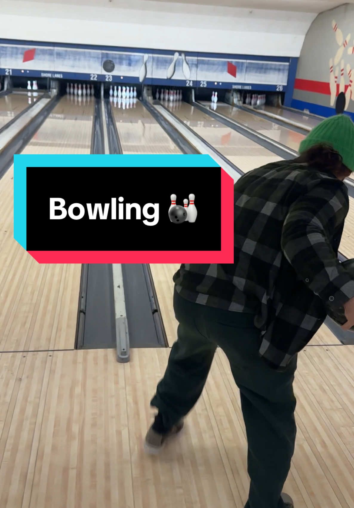 how to bowl with your eyes closed 🎳