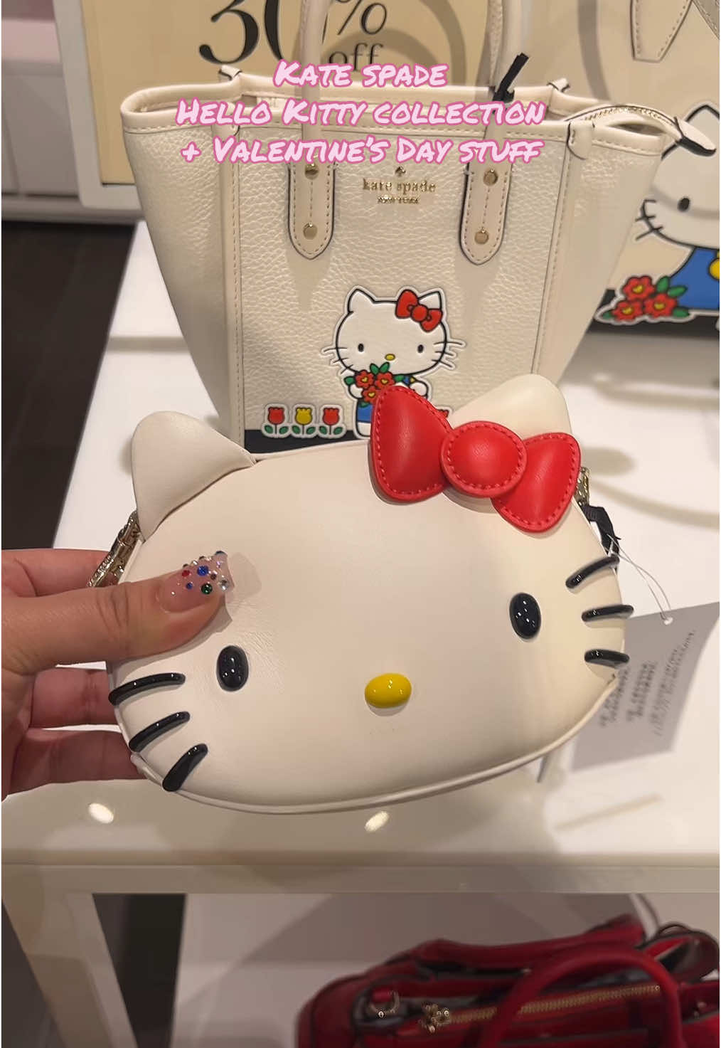 It’s my birthday month so I deserve all the hello kitty 🥰 #katespade #hellokitty #ValentinesDay #shopping #cutefinds 