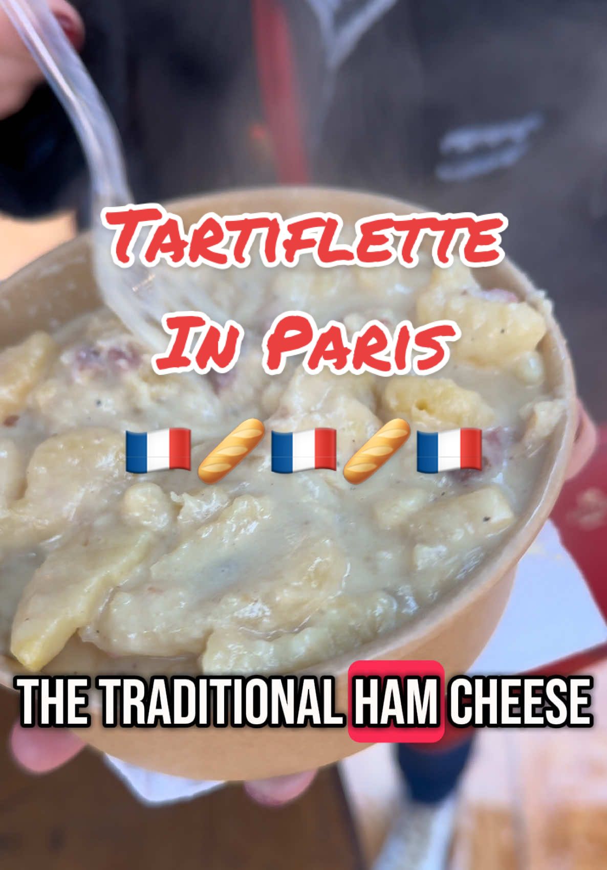 Trying the Tartiflette at the Tuilleries Christmas Market. #tartiflette #🇫🇷 . . #frenchcuisine #mulledwine #paris #christmasmarket #visitparis #travel  #christmasinparis #travel #france #mynextadventure #girlswhotravel 