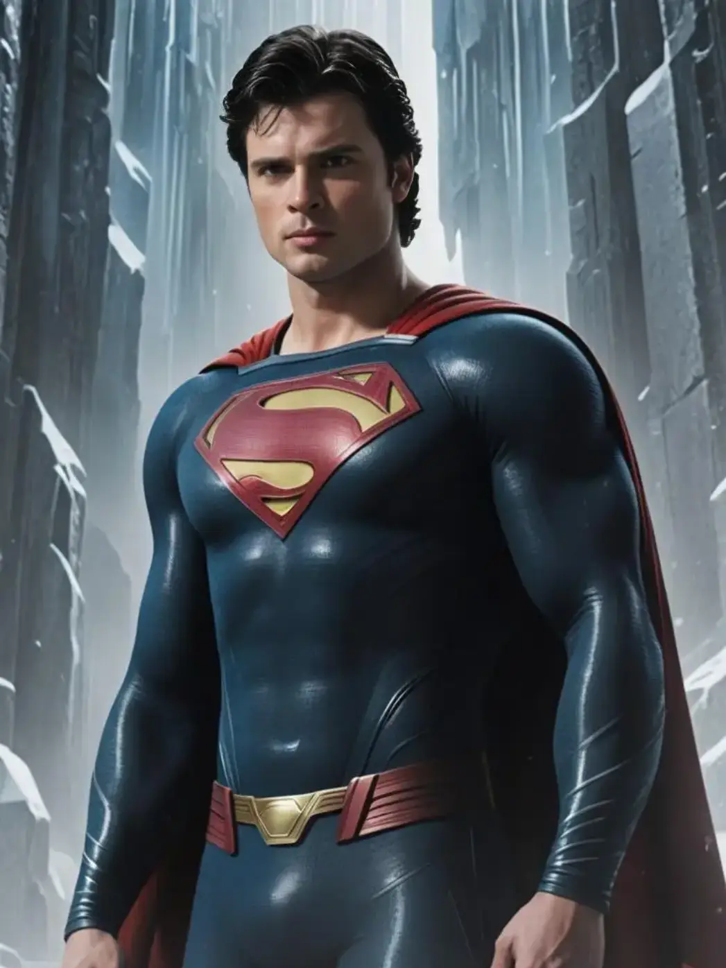 AI generated pics of #tomwelling #smallville   #clarkkent #superman #ai 