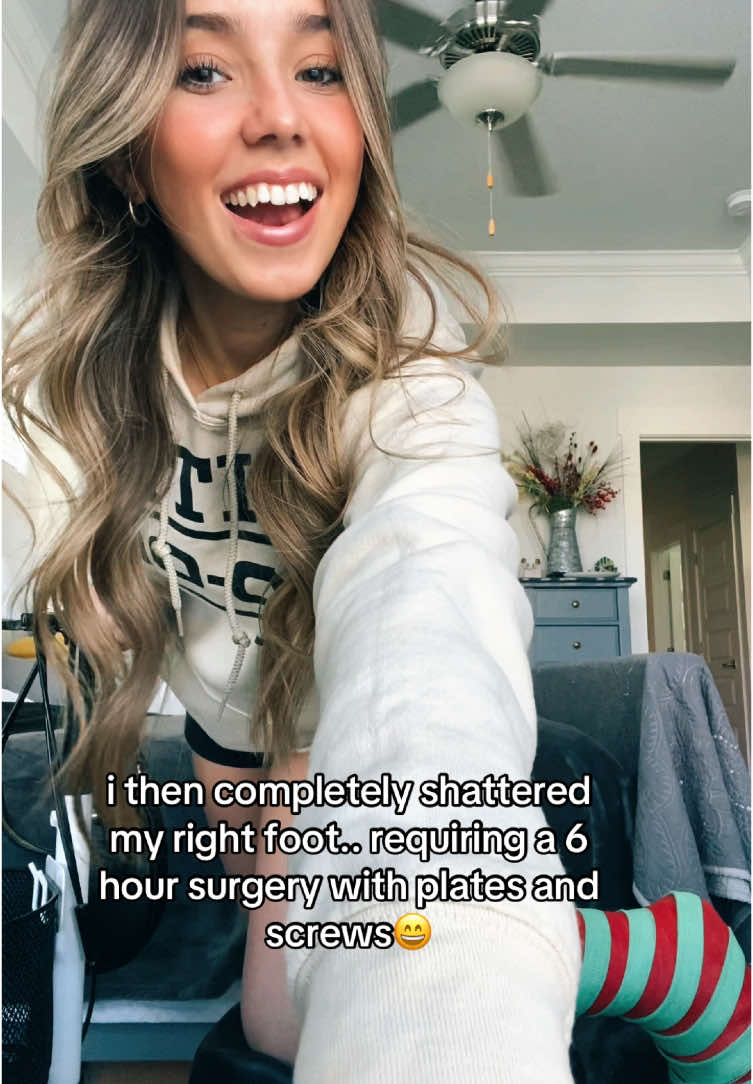 woke up to these sweet words from my surgeon.. “this is a life changing injury” 🥲