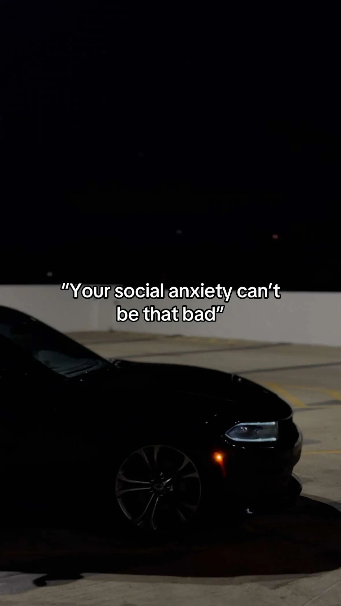 #fyp #alone #sad #socialanxiety #car