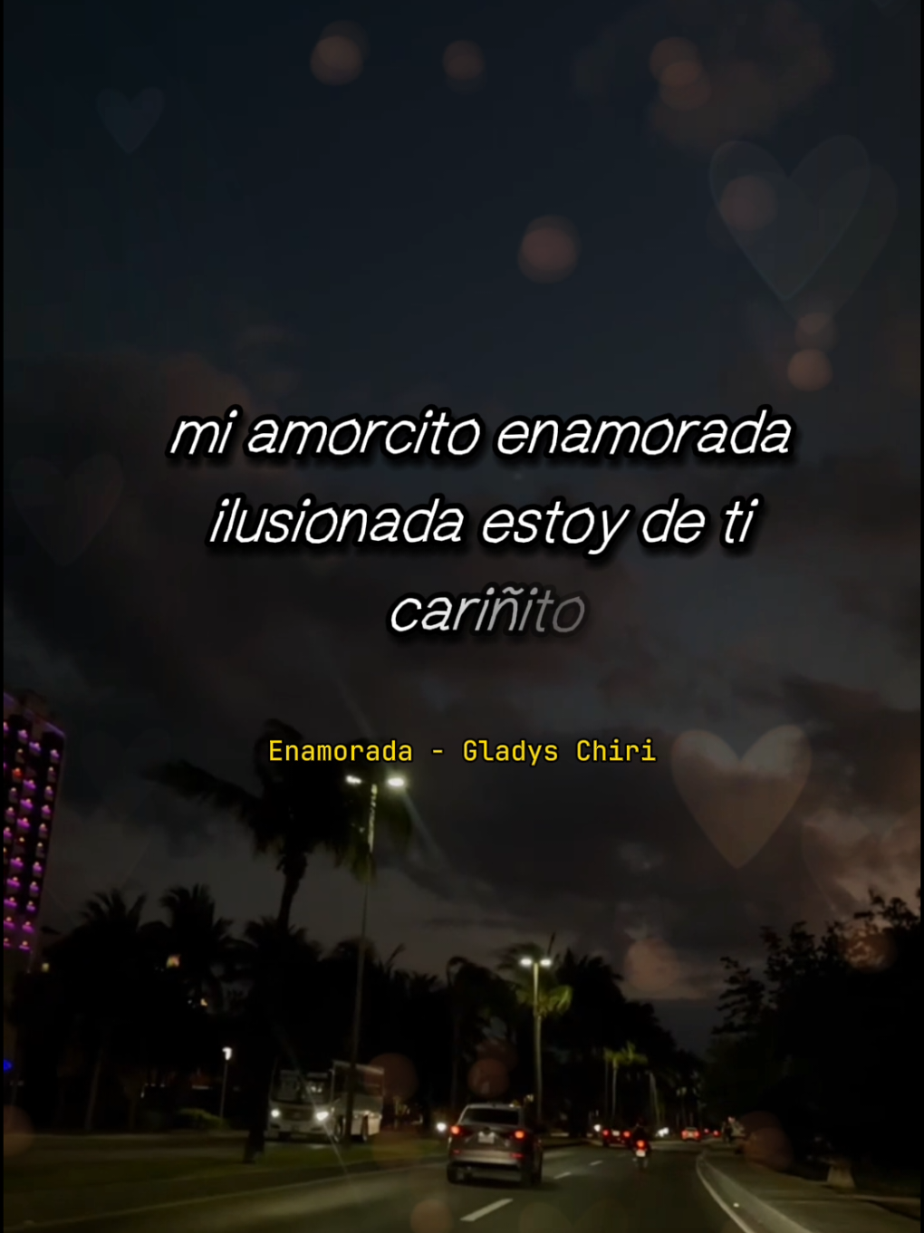 Enamorada - Gladys Chiri  ________________________ #enamorada #gladyschiri #tusojitos #michinito #gladyschiri2025 #paradedicar #amorcito #cariñito 