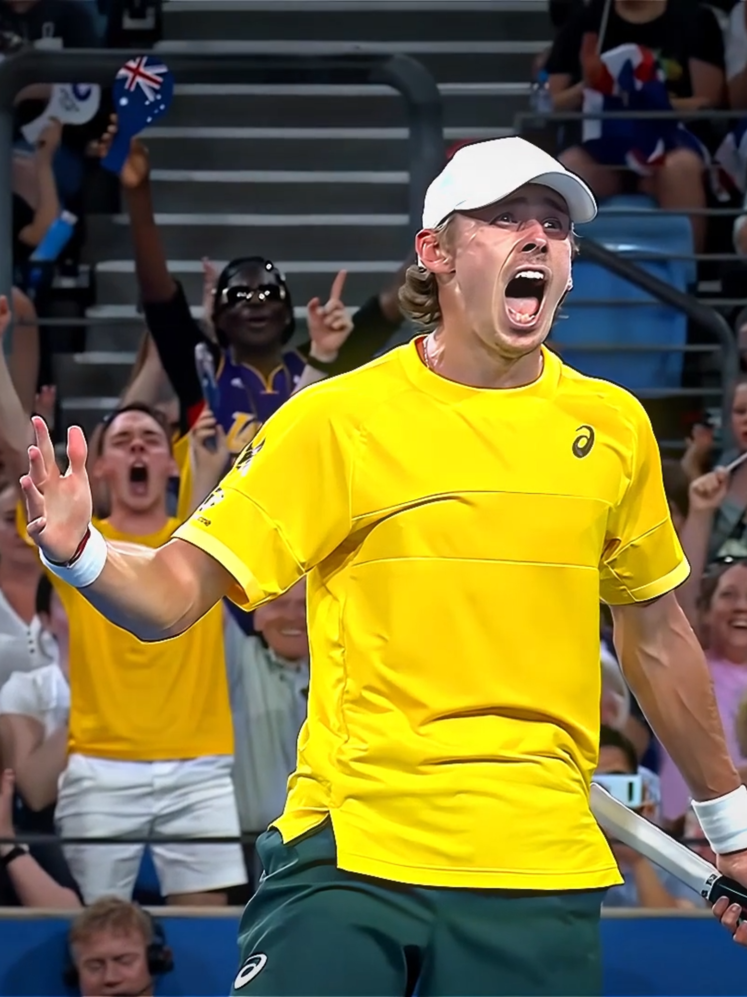 De Minaur's speed is Insane🤯| #tennis #atp #viral #fyp #wow #unitedcup #fast #deminaur #australia #sydney #highlights