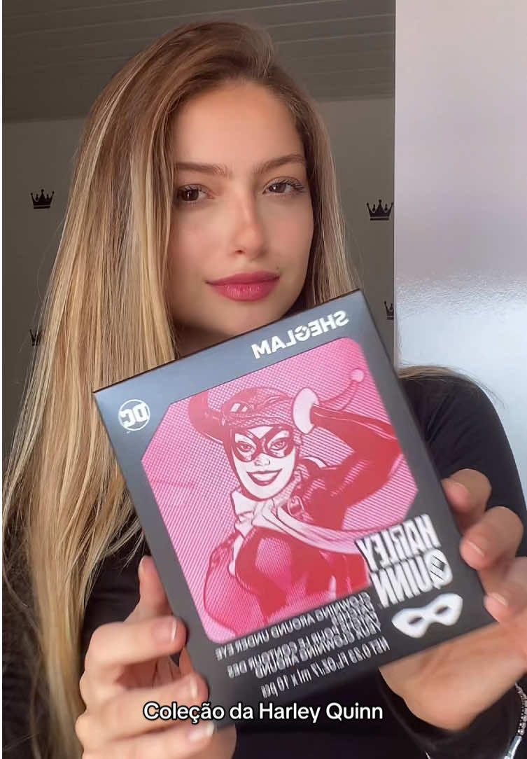 Coleção da Harley Quinn 😍❤️@SHEGLAM cupom de desconto: amandamagalQ4 ID: 46681680 (também tem os produtos separados) #sheglam #maquiagem #sheglamxharleyquinn #sheglamcollection 