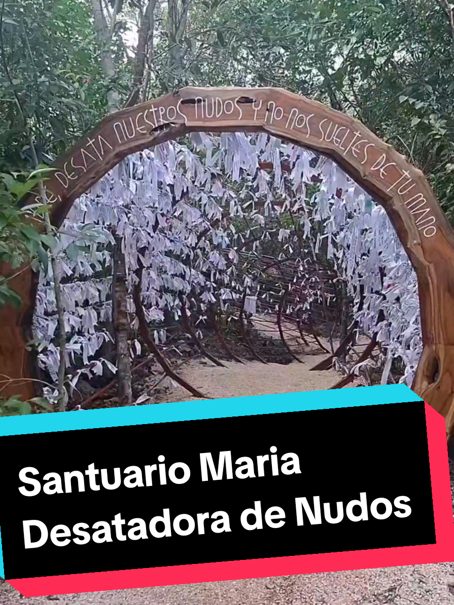 Santuario Maria Desatadora de Nudos en Cancun. #cancun #mariadesatadoradenudos #santuariosmexico #destiino 