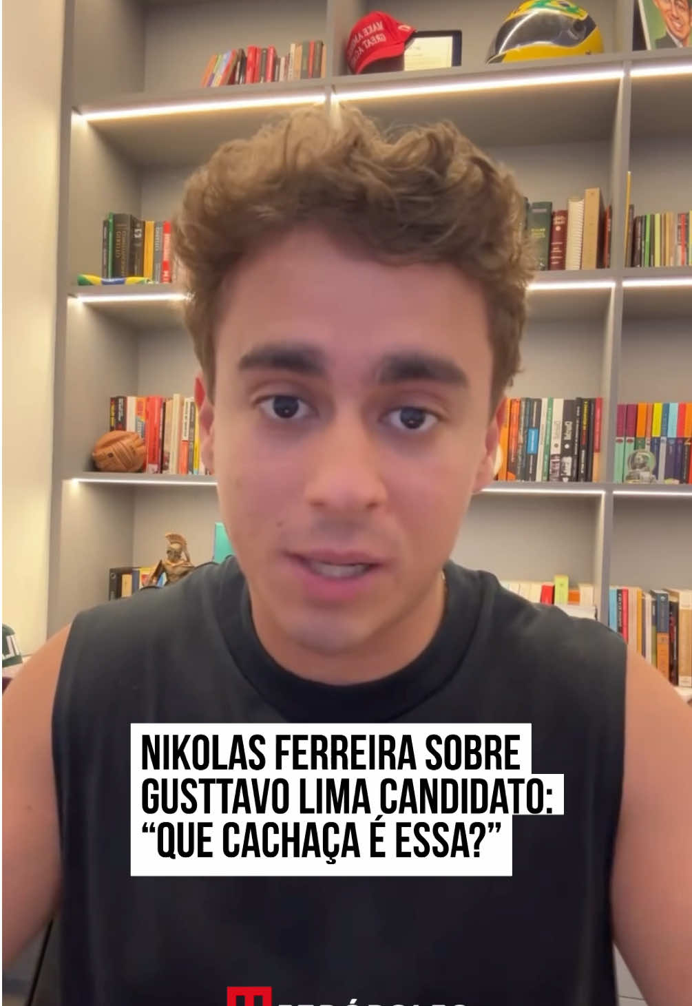 O deputado federal #NikolasFerreira (PL-MG) ironizou um possível mandato do cantor #GusttavoLima, anunciado com exclusividade pelo #Metrópoles, na coluna Grande Angular, nesta quinta-feira (2/1), mas disse que o cantor pode ser uma opção, caso o ex-presidente #JairBolsonaro (PL) não consiga se candidatar. “Gente, que cachaça é essa que o Gusttavo Lima tomou? Que agora ele quer virar presidente”, declarou o deputado em um vídeo publicado em suas redes sociais. Depois de brincar com a situação, Nikolas disse que fica feliz e admira a postura do cantor de querer entrar na política. “Se o sistema não deixar o Bolsonaro se candidatar à presidência – que sabe que é um medo gigantesco, né? Porque se hoje ele sair presidente, Bolsonaro ganha – o Gusttavo Lima até então se demonstra aí uma opção”, declarou o deputado do PL de #MinasGerais. O cantor Gusttavo Lima contou à coluna Grande Angular, do Metrópoles, que resolveu colocar o próprio nome à disposição do eleitorado nas eleições gerais de 2026. #TikTokNotícias 