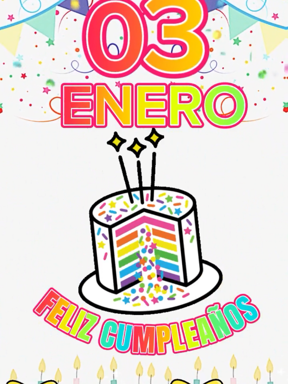 Feliz cumpleaños para dedicar🥳🎁🎂#felizcumpleaños #felizcumpleaños🌹🎂🧁🎁🎉🎊 #paradedicar #03deenero #felizcumple #felicidades #felizcumpleaños #Viral #fyp #CapCut #parati #felizcumpleaños #felizcumpleaños🌹🎂🧁🎁🎉🎊 