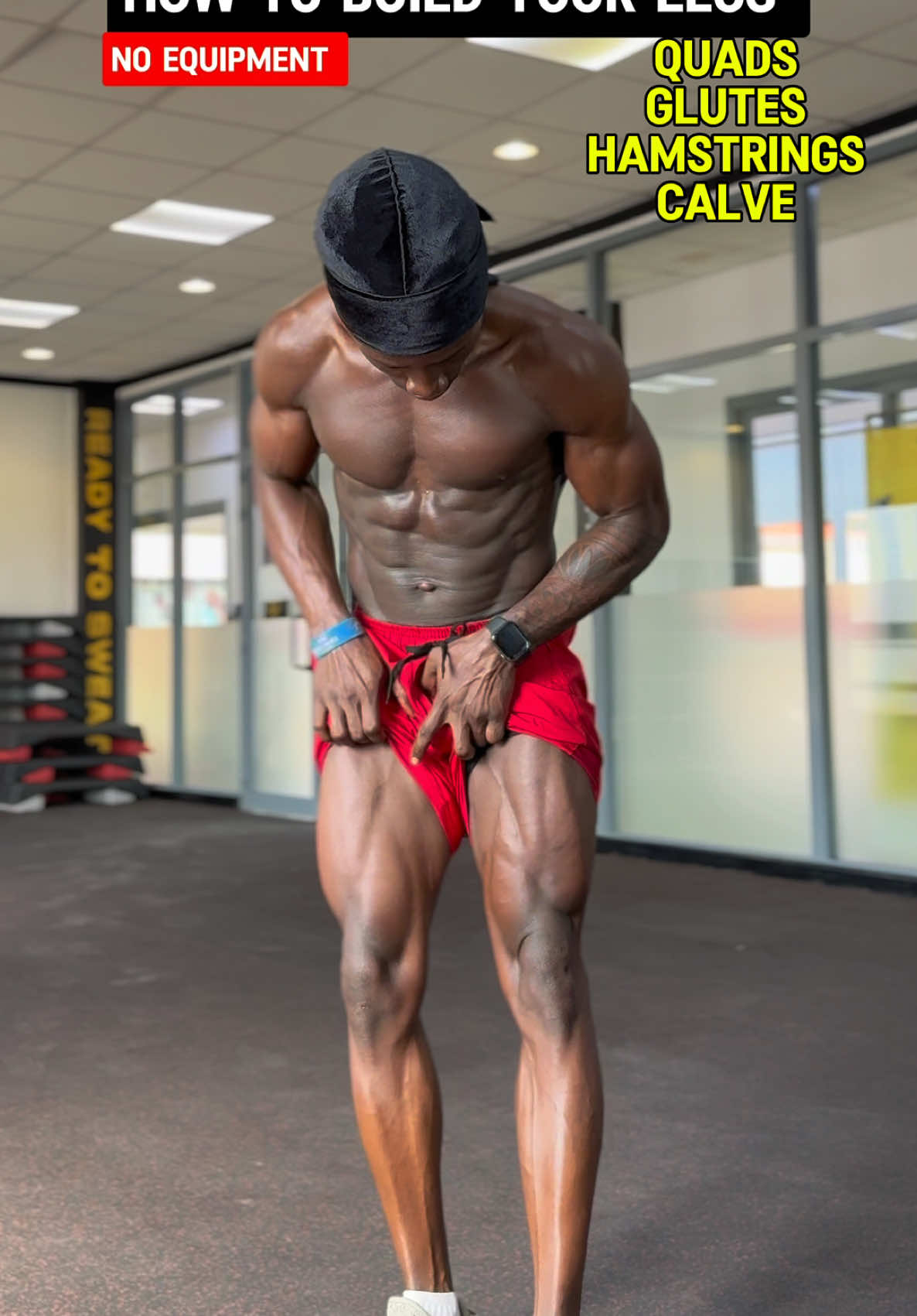 How To Build Your Legs 😡 (no equipment ) #legsworkout #legday #legworkout #legs 
