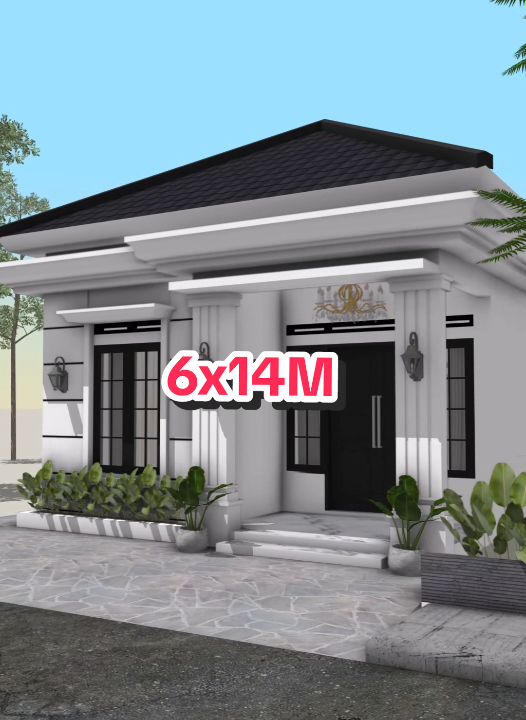 Desain rumah mewah diperkampungan. #desainrumah #rumahmilenial #rumahimpian #rumahminimalis #rumahklasik #rumahsederhana #rumahmewah #rumahidaman 