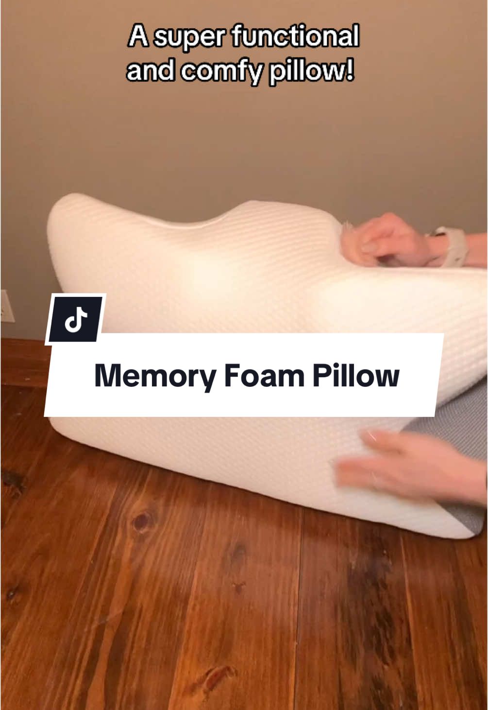 I’ll never use another pillow again 🤩 #pillow #sleep #comfortable #greatsleep #memoryfoam 