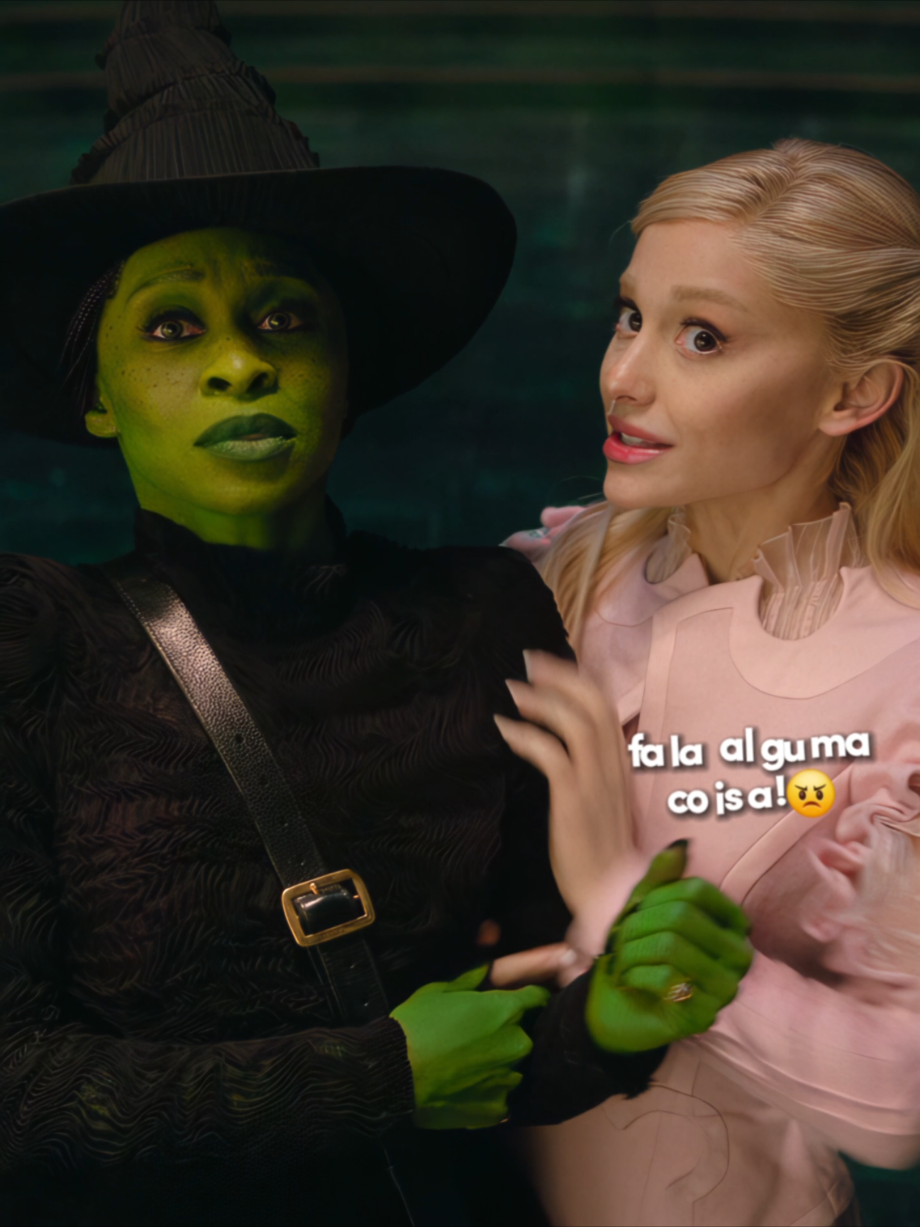 De inimigas a melhores amigas... quem nunca?🤔 | #wicked #filme #wickedthemusical #arianagrande #wickedmovie #elphaba #glinda #wickededit @Baberry 