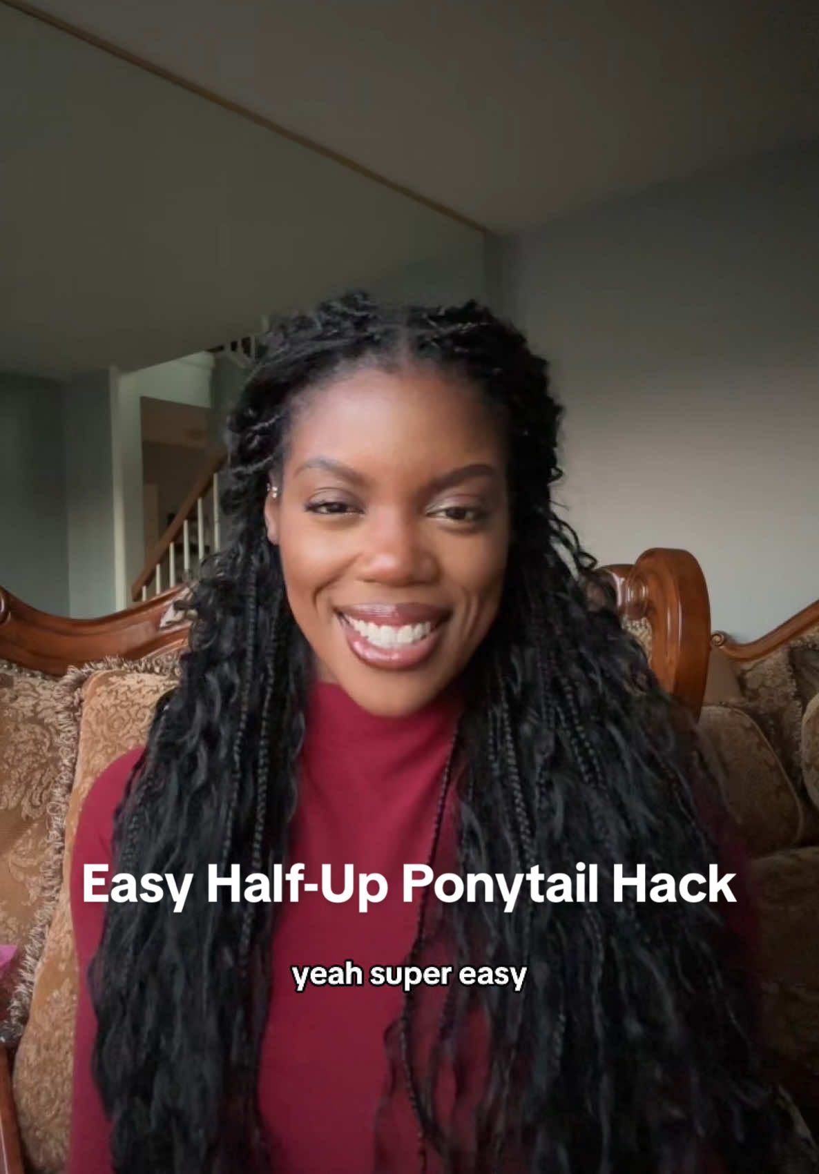 Y’all be doing your braids like this? #braids #braidhack #braidstyles #braidersontiktok #protectivestyles 