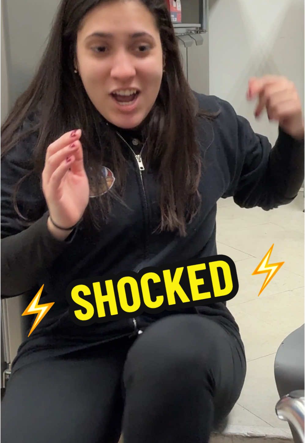 Just a little shock game challenge with @JustJuliaDD and her best friend Pam.   Thank you @Viva La Games 🎮 for editing this video for us.   #shock #shocked #shockgame #funatwork