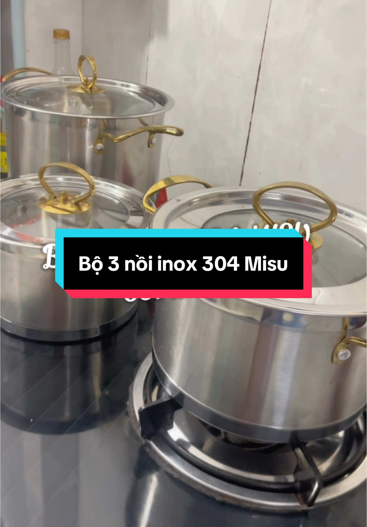 Bộ 3 nồi inox 303 MISU giá chỉ 359k miễn ship. Săn ngay kẻo lỡ! #noiinox #misu #noiinoxcaocap #giadungtienich #tiktokshop #SamTetBaoVui #tiktokshoptet #xuhuong #xuhuongtiktok 