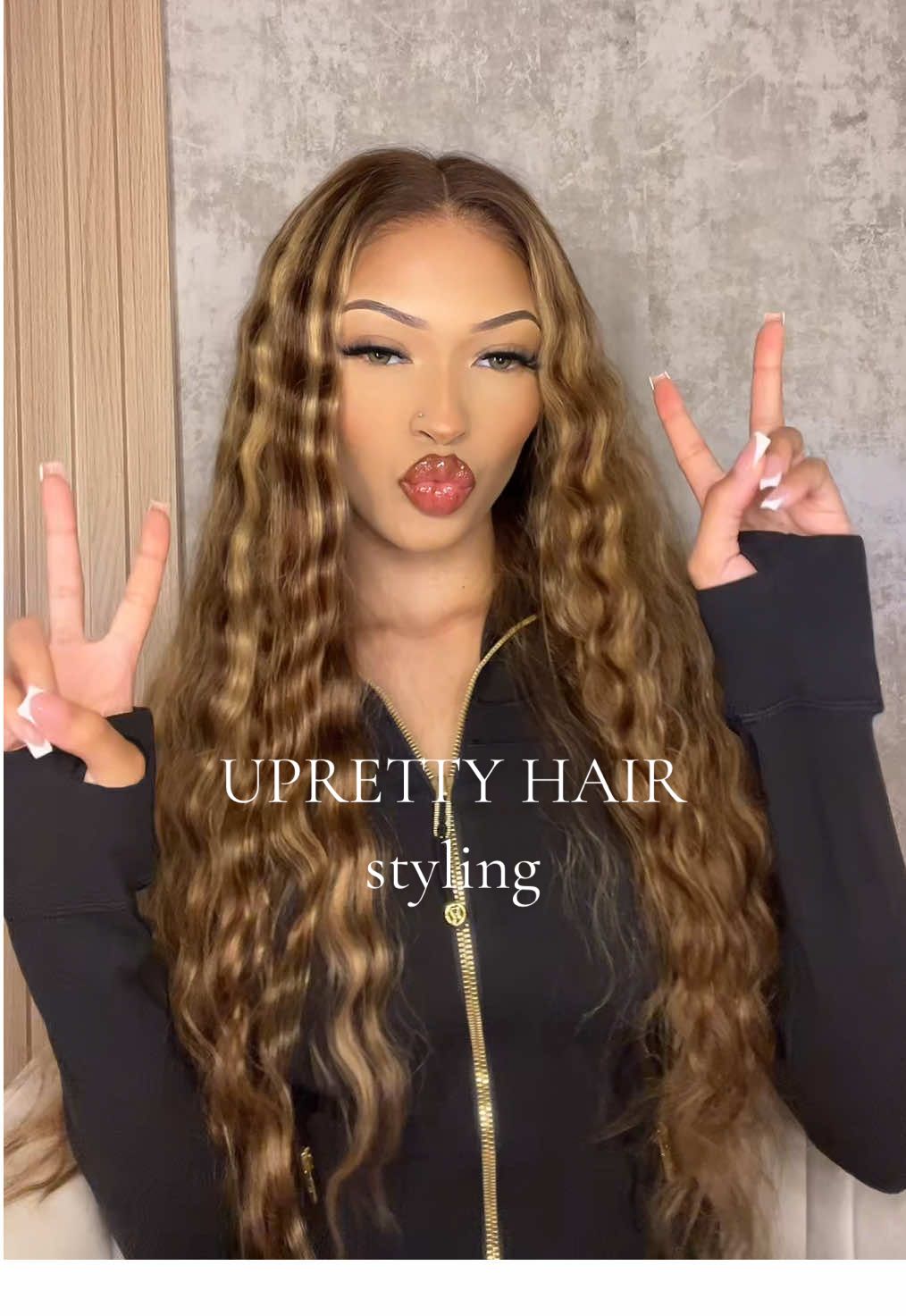 SAVE 20% WITH CODE: TK20  Balayage Highlight Glueless Wig Pre Cut 6x5 HD Lace Pre Bleached Knots 22 inches @uprettyhairofficial @uprettyhairwigs  #uprettyhair #hdlacewig #gluelesswig #hairinspo #hairinfluencer #fyp