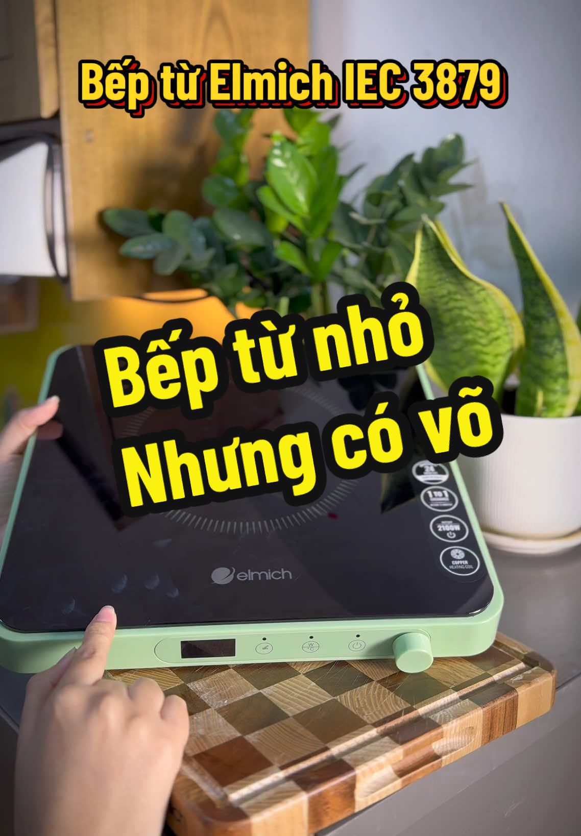 Bếp từ elmich. Phải nói là thiết kế quá đẹp. Màu cực xinh nha 👍#beptu #beptudon #bếpđiện #bếplẩu #noilau #noilaudien #giadung 