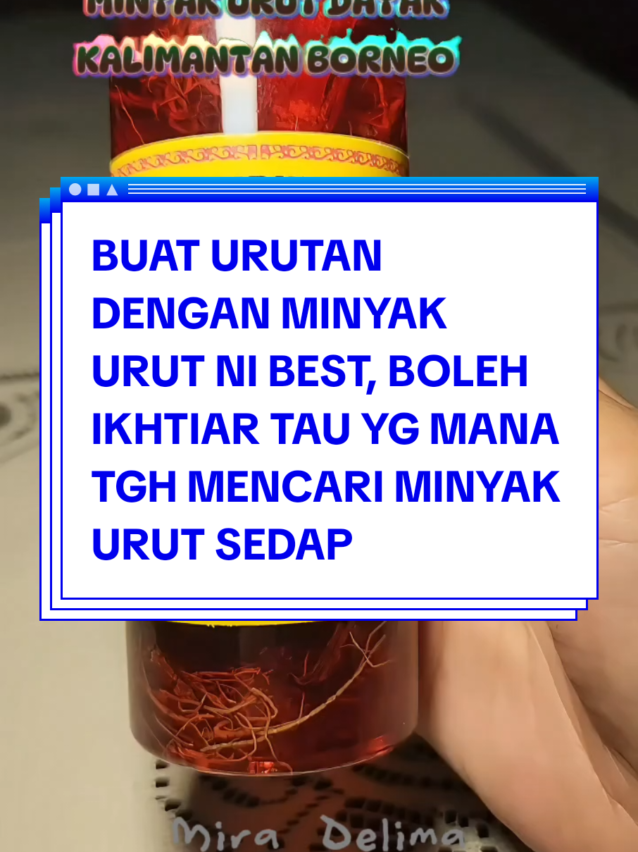 Replying to @baharsiput Boleh ikhtiar dgn minyak urut ni, ramai mencari minyak urut ni.. Cepat beli tau #minyakurut #minyakurutibuidadayak #minyakurutkalimantan #minyakibuidaoriginal #minyakurutdayak 