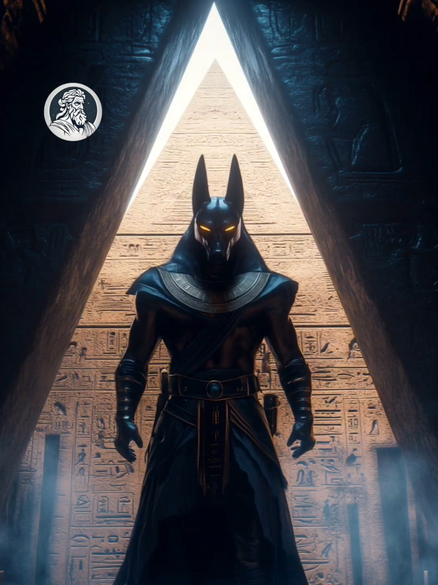 THE AWAKENING OF ANUBIS: GOD OF THE UNDERWORLD #fyp #ai #anubis #egypt #god #edit