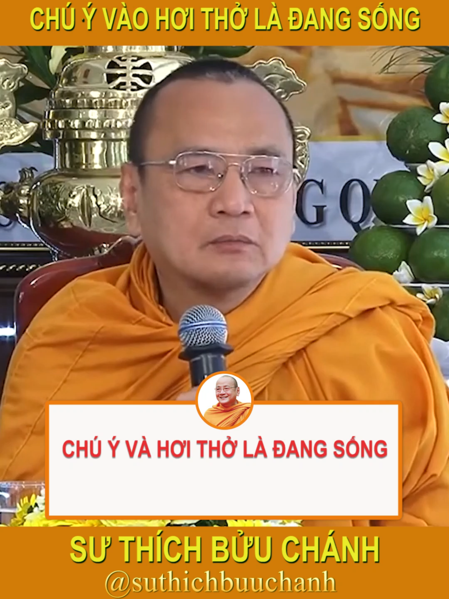 CHÚ Ý VÀO HƠI THỞ LÀ ĐANG SỐNG