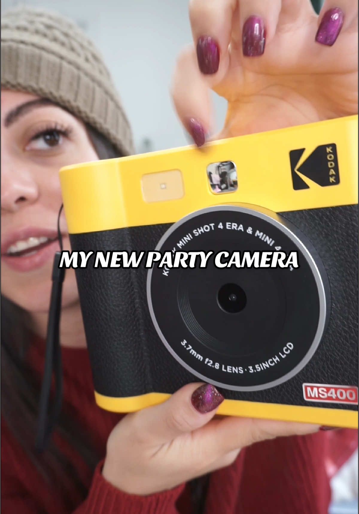 This camera by @Kodak Photo Printer is so cool! You can print the photos you take with it or print the photos you have on your phone. Parties are now going to be elite! This is the Kodak Mini Shot 4 #kodak #kodakcamera #camera #tecktok #retrocamera 