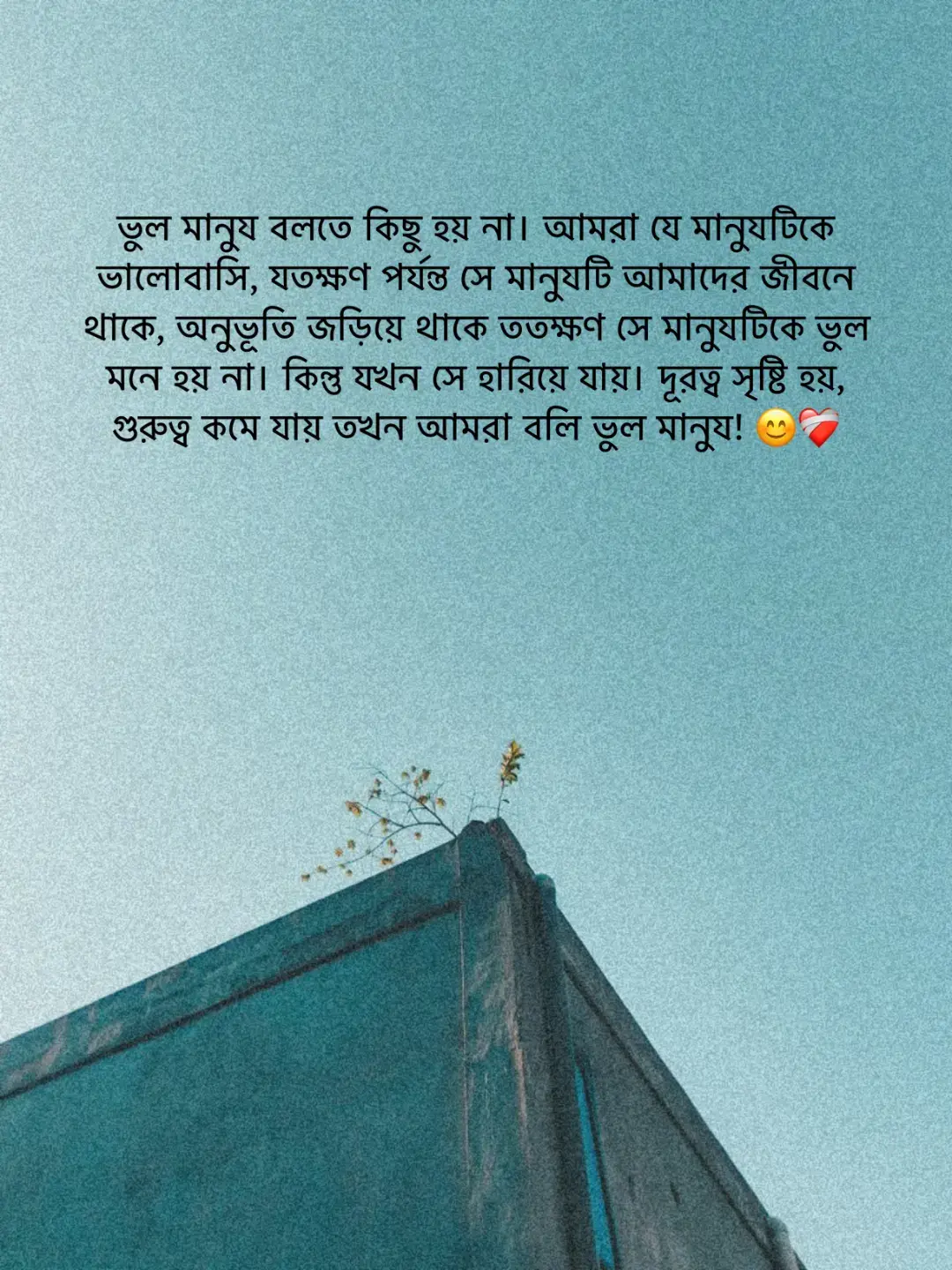 ভুল মানুষ বলতে কিছু হয় না। আমরা যে মানুষটিকে ভালোবাসি, যতক্ষণ পর্যন্ত সে মানুষটি আমাদের জীবনে থাকে, অনুভূতি জড়িয়ে থাকে ততক্ষণ সে মানুষটিকে ভুল মনে হয় না। কিন্তু যখন সে হারিয়ে যায়। দূরত্ব সৃষ্টি হয়, গুরুত্ব কমে যায় তখন আমরা বলি ভুল মানুষ.!  . . . #foryou #viral #status #video #trending #growmyaccount #bdtiktokofficial #foryoupage #tiktok #viralvideo #fyp #fyppage #ontu_08 @TikTok 