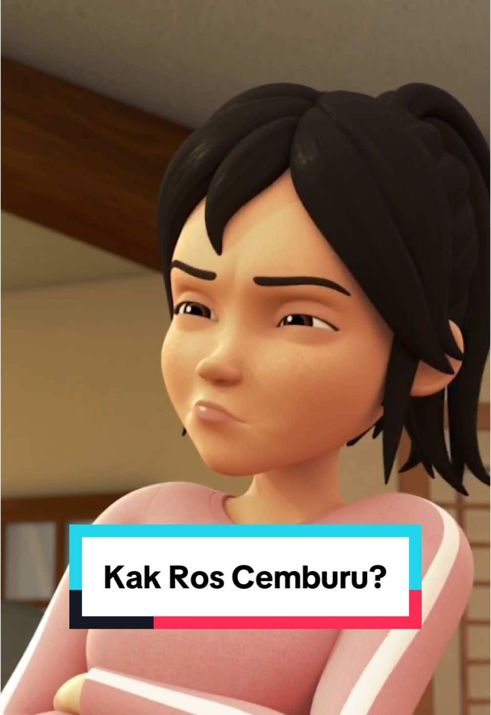 Kak Ros cemburu ke tu dengan Cik Bidadari? #upinipin #kakros #cikbidadari #upinipinmusim18