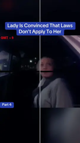 Lady Is Convinced That Laws Don’t Apply To Her #cops #copsoftiktok 