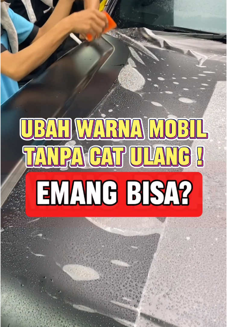 Ubah warna mobil tanpa cat ulang 🤔 bonus mobil jadi kebal baret 😨 #ppf #paintprotectionfilm #antibaret #pov #trending #otomotif #landcruiser #lc #matte #dof 