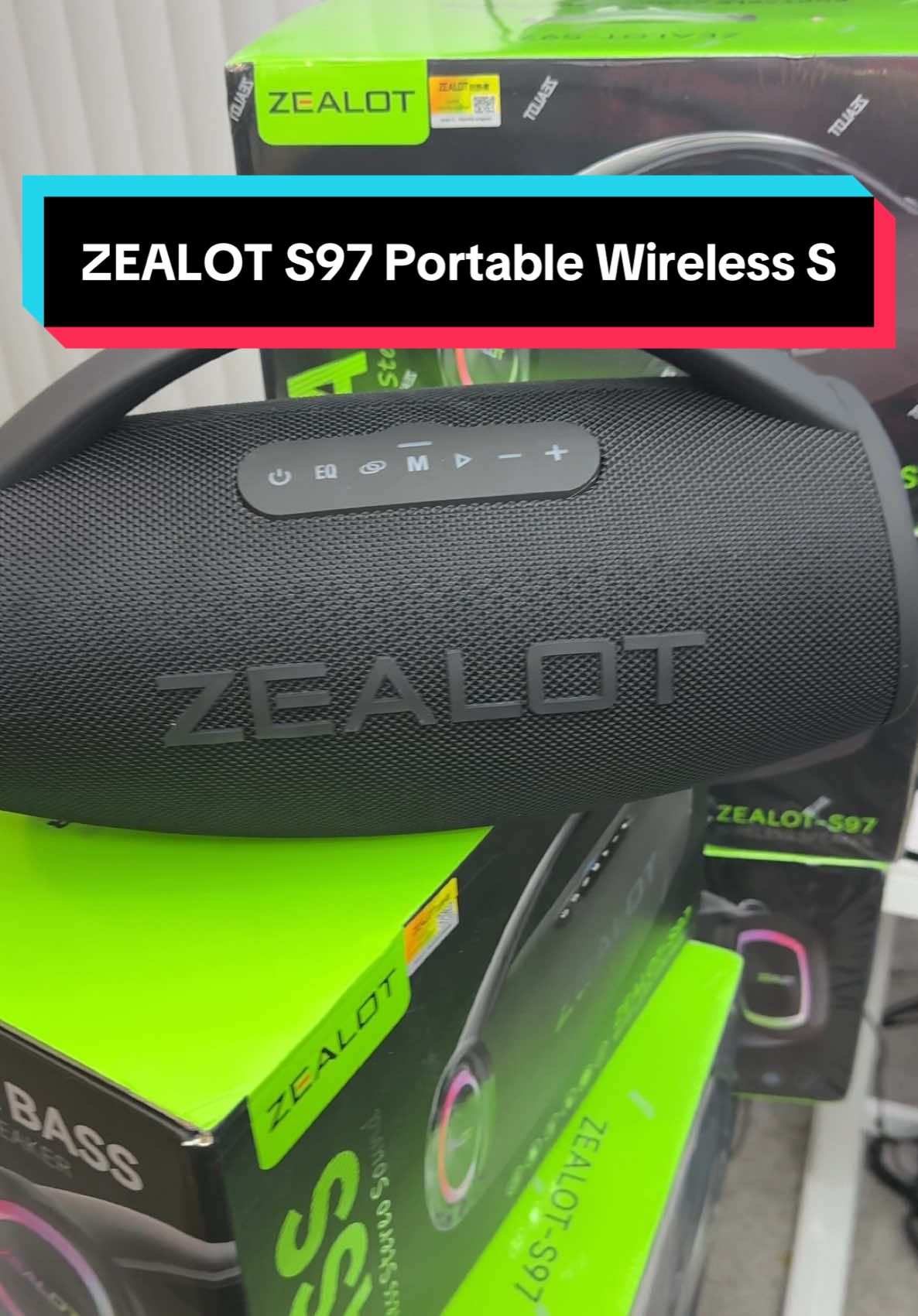 ZEALOT S97 Portable Wireless S #speaker #bluethoothspeaker #tiktokmademebuyit 