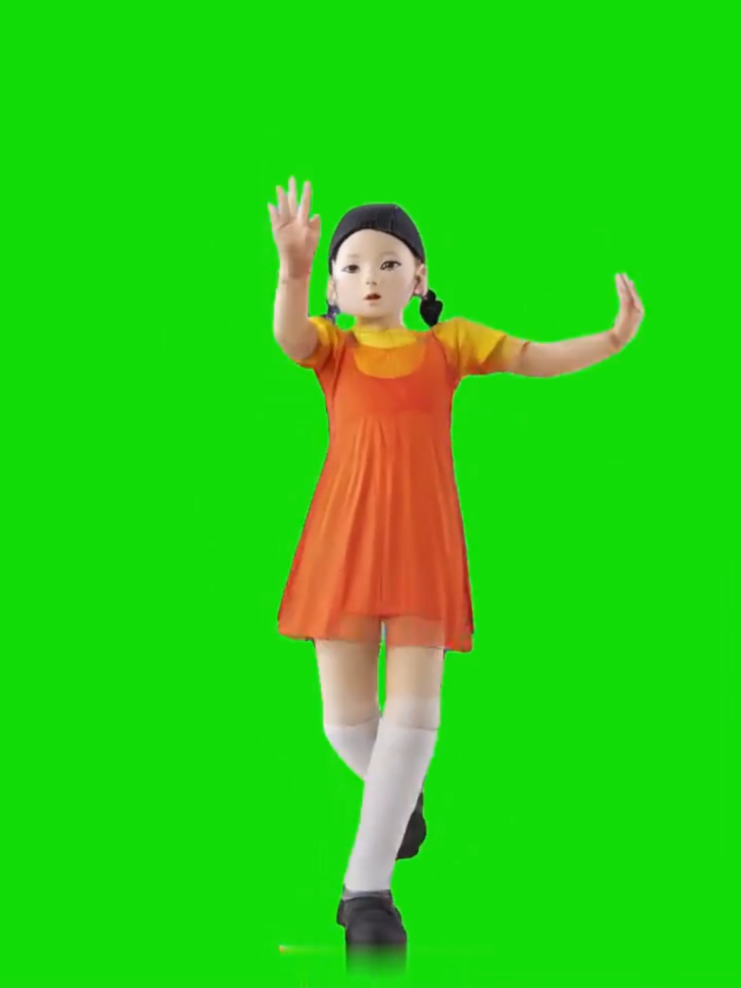 Younghee dancing #squidgame2  #fyp  #wait  #dance #greenscreen #younghee #doll #netflix #season2 #funny #fypage  #fyppppppppppppppppppppppp #fypシ゚