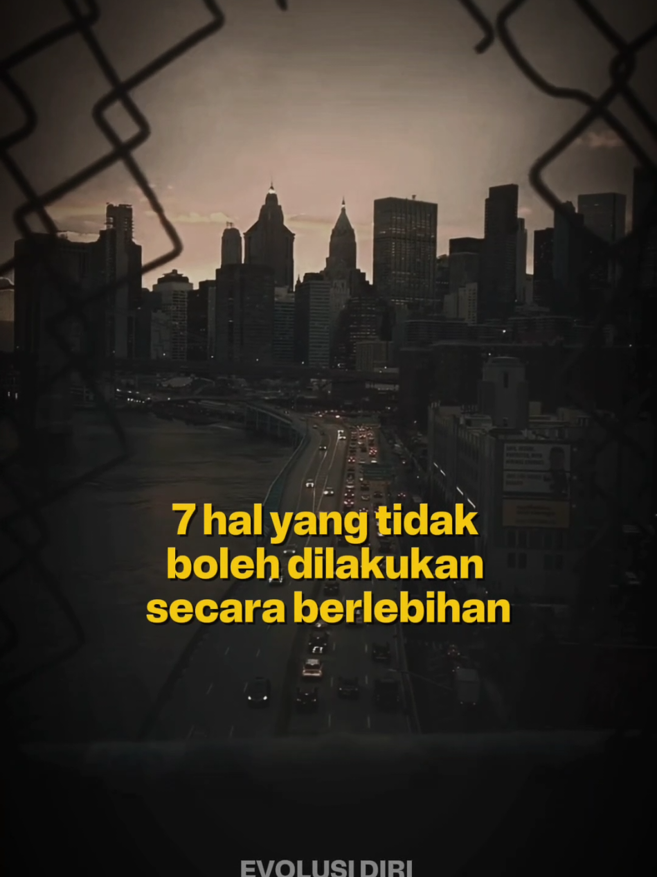 Hindari melakukan segala sesuatu secara berlebihan, karena hal itu justru dapat merugikan dirimu sendiri. #voicestory #motivasihidup #fyp #kontenedukasi 