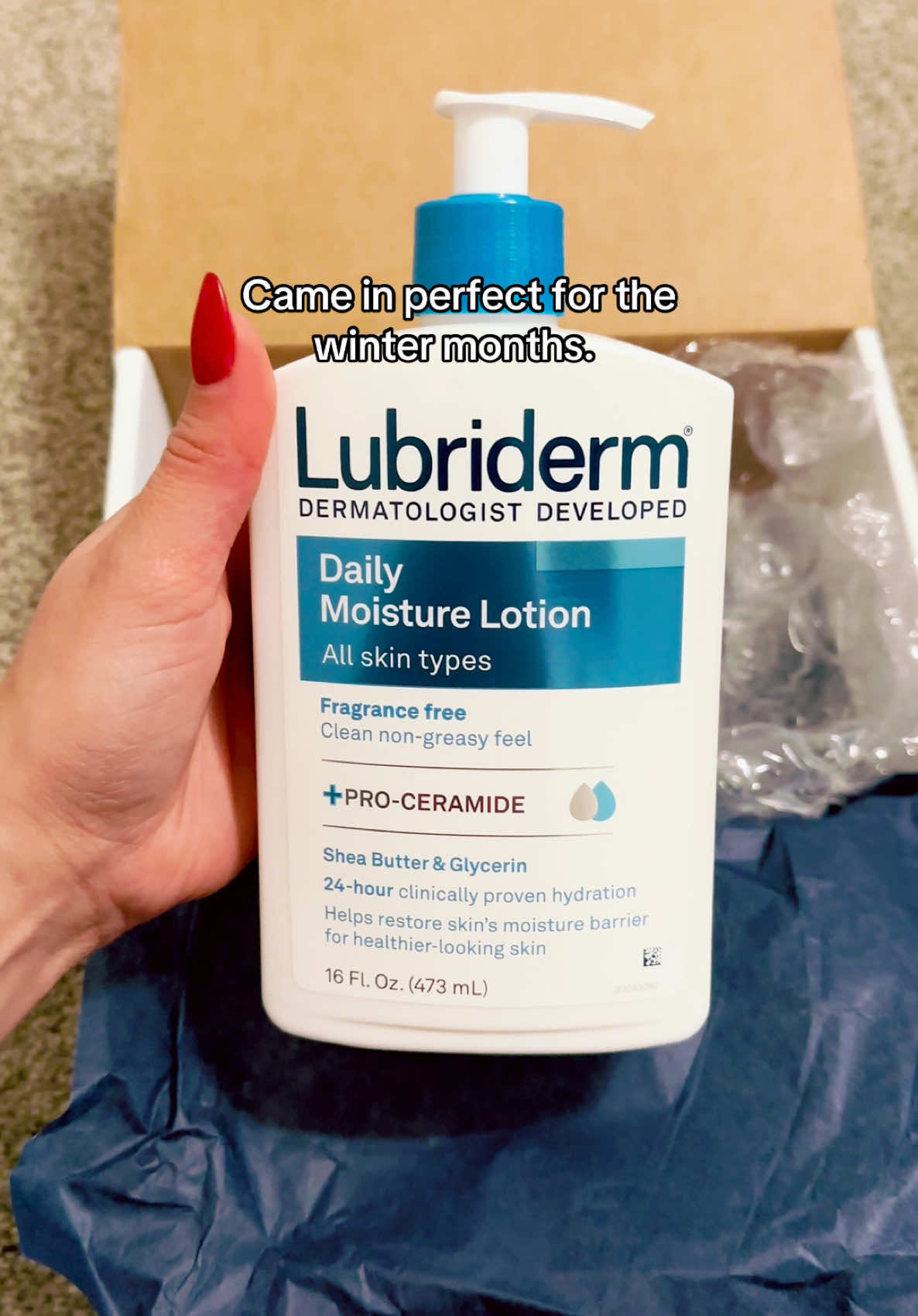 This came in perfect for the winter months! Keeping my hands soft and hydrated. Thank you @LUBRIDERM® @influenster #complimentary #Lubriderm #LubridermYouLove #winter #skincare 