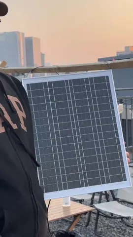 Portable solar power station #Outdoors #powerstation #camping #goodthing #solarpanel 