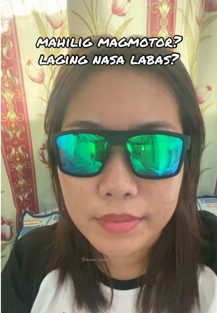 mahilig magmotor. laging nasa labas. #shimanopolarizedsunglass #sunglasses #polarizedsunglass #polarized #eyecare 