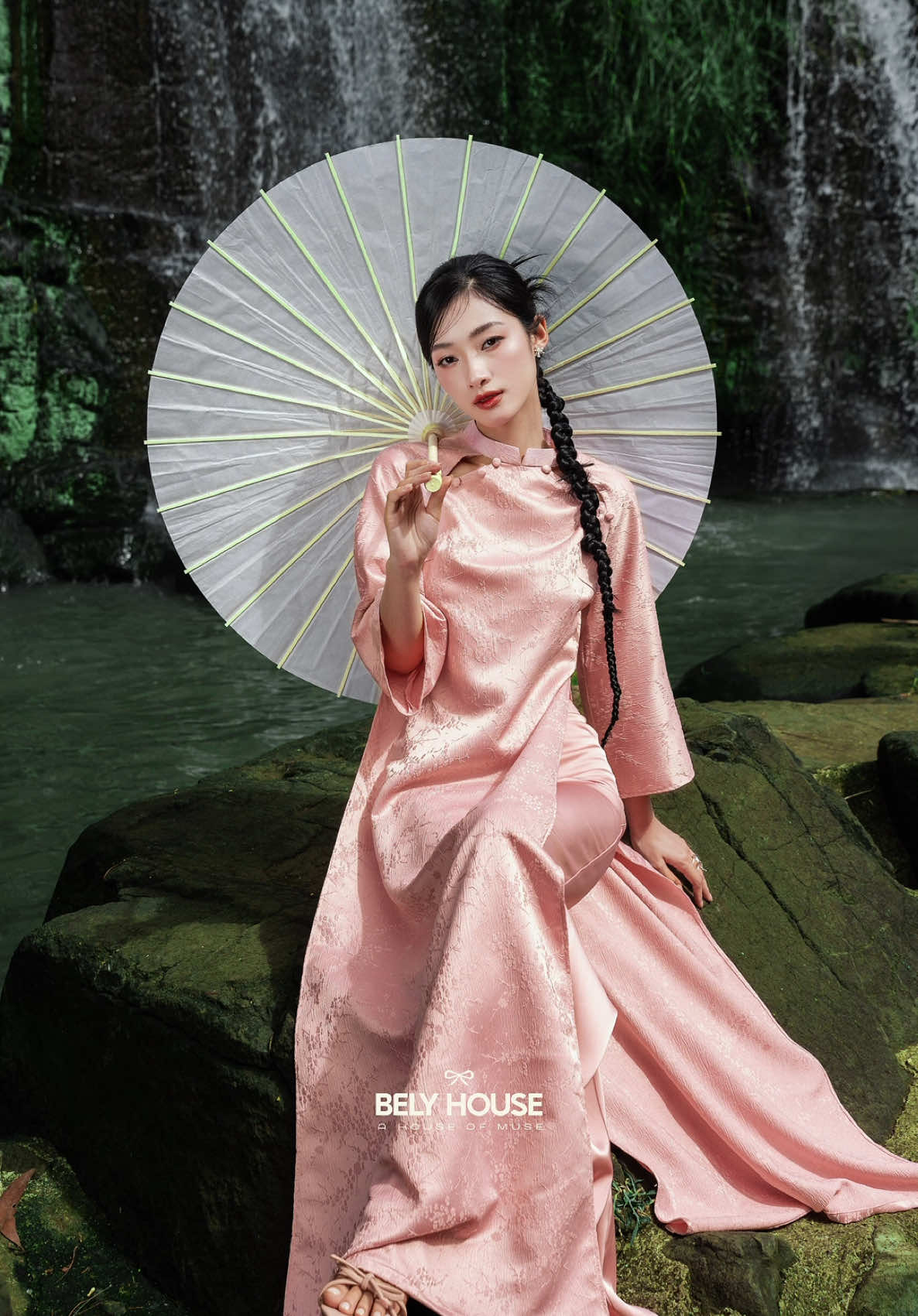 Tầm Xuân hồng, say giấc xuân nồng #BELY #Belydesigner #thoitrangthietkecaocap #trending #Aodai #Tet