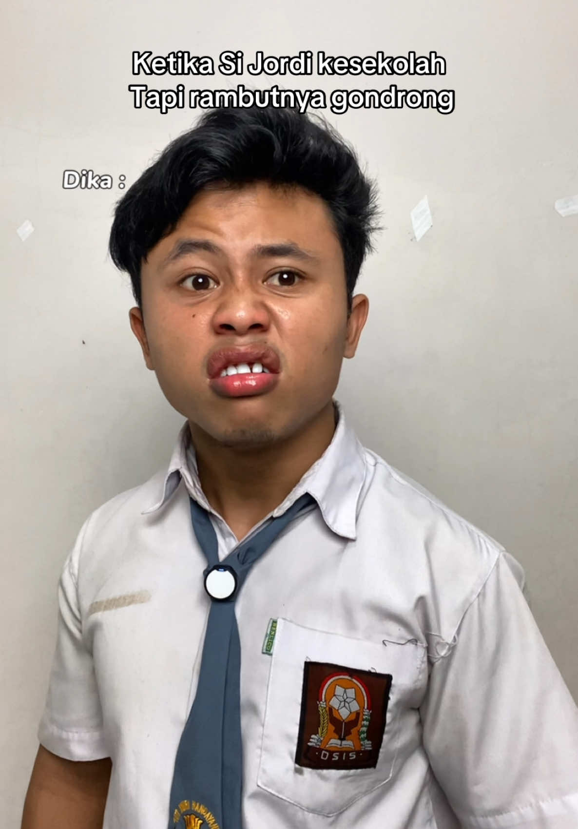 Ketika si jordi kesekolah tapi rambunya gondrong   Langsung ga kenal #ardikatamps 