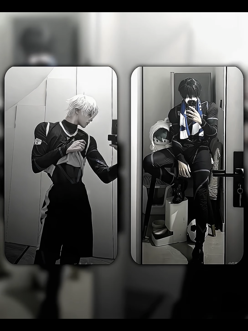 #nagi #nagiseishiro #rin #itoshirin #bluelock #cosplay  cr : @zrinpresett  #anime #animefyp #animeedit #jj #am #fiksi #fyp #4u #trend 