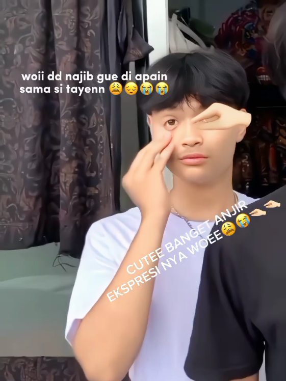 TAYENN BENER BENER LU YE MAIN COLEK COLEK MATA TEMEN LU SENDIRII😭😭🙏🧢 @Jiib🅱️ #kuntibogel #newtrend #new #najib #masnajib #masnajibgwsm #gwsmlovers👹♡ #gwsmlovers #kusumawaraoficial #cute 