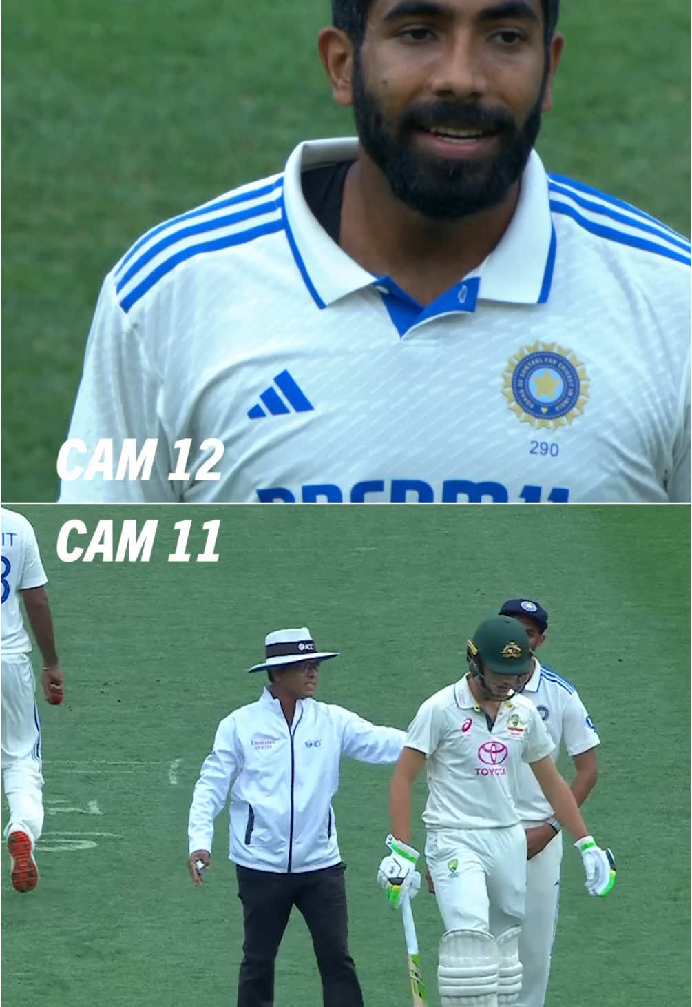 Feels like Bumrah got the last laugh on this one… #AUSvIND