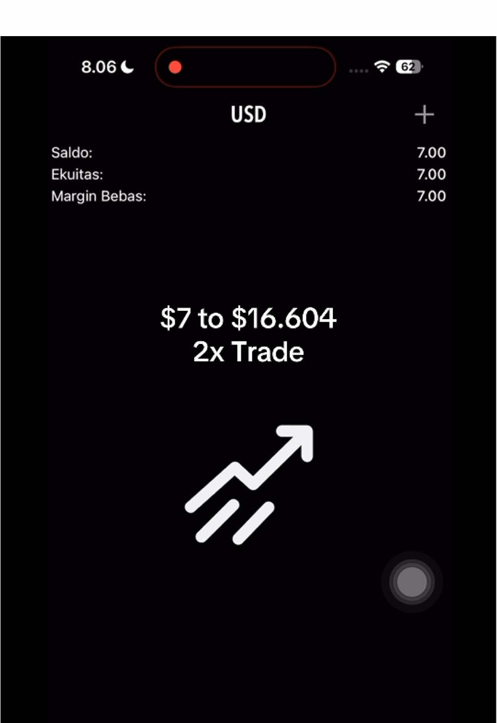 Cukup 2x Trade Untuk Mengubah Saldo $7 #trading #tradingforex #tradingstrategy #tradingtips #tradingstocks #forex #forextrader #forex #forextrader #fyp #fyppppppppppppppppppppppp #fypage #forextrading #forexmarket 