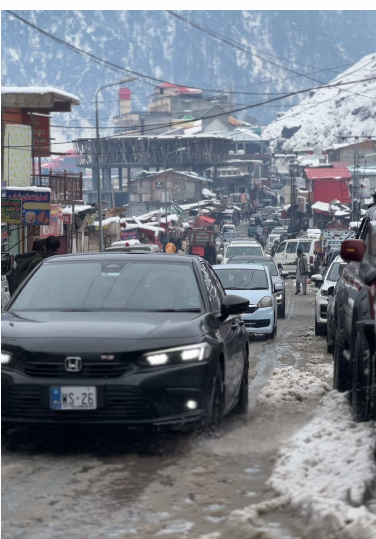 Kalam Road snow ❄️❄️ سوات کالام ##unfreezemyacount##foryou##foryoupage##viral##viral_video##jaanalam415##viraltiktok##tiktok