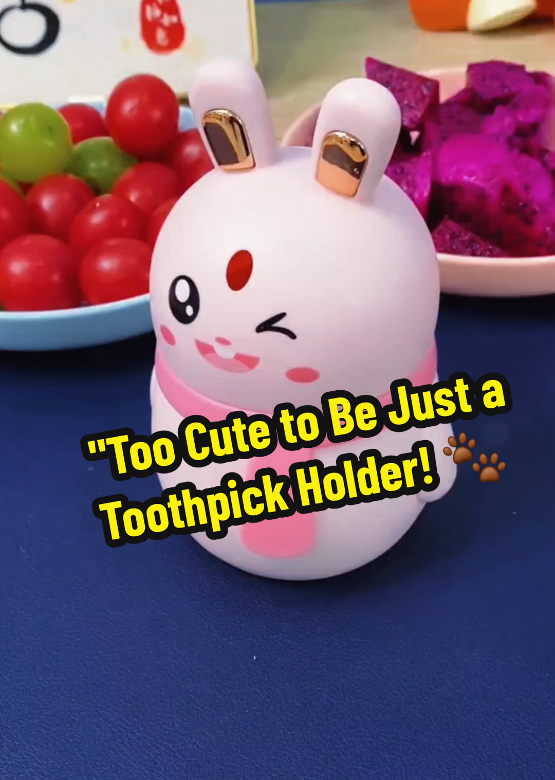 Cute toothpick holder #cute #toothpick #fyp #tiktokmademebuyit #homeessentials #Home #goodthing #household #tiktokmalaysia  #100kviews 